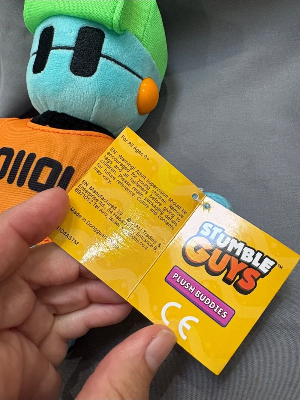 /P.M.I. Trading Stumble Guys Plush Buddies with Orange Shirt toy NWT